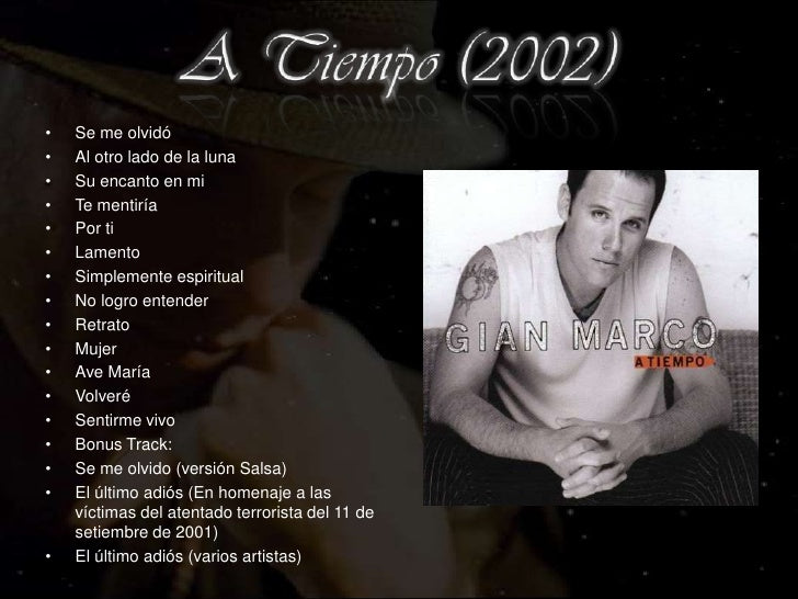 Gian Marco - El Tiempo