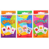 Niños Reconocimiento Color Forma Animal Tarjeta Didáctica Juguetes Educativos