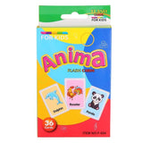 Niños Reconocimiento Color Forma Animal Tarjeta Didáctica Juguetes Educativos
