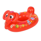 Animal de dibujos animados Bebé Asiento de la Piscina Anillo de Natación de Seguridad Inflable con Asa Agua Diversión Juguetes de la Piscina Entrenador de Ayuda Barco Flotador de Playa