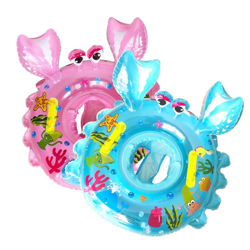 Bebé Asiento flotador Anillo de natación Inflable Infantil Niños Piscina Anillos Juguetes acuáticos Nadar Círculo para niños